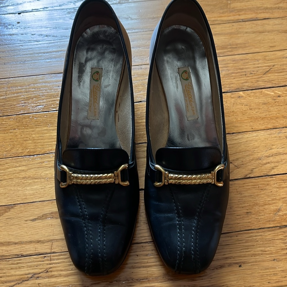 Vintage Gucci horsebit heels